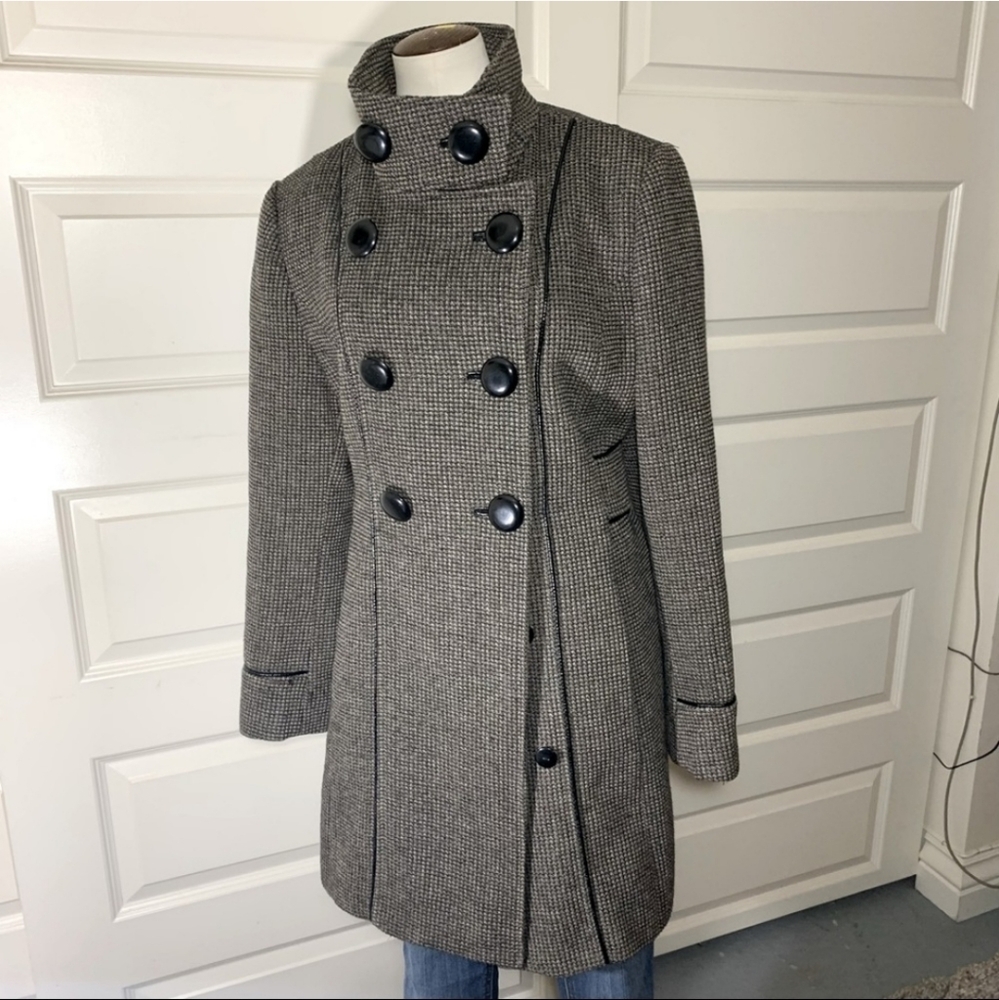 Vintage Novelti  Pea Coat Wool Blend - Picture 10 of 12